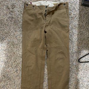 Men's Banana Republic Heritage Brown Khaki Dress Pants 31/32